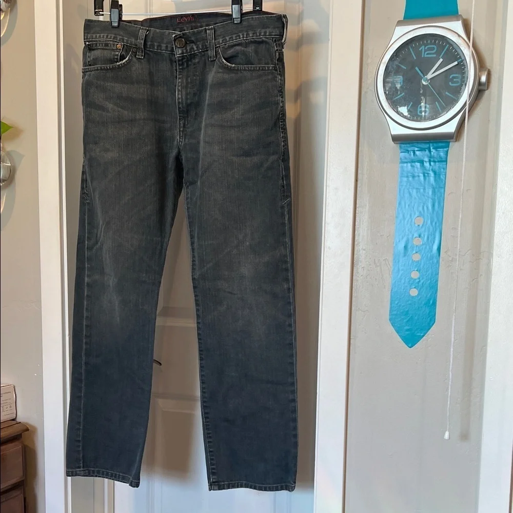 Levi's red Charcoal Denim Pants